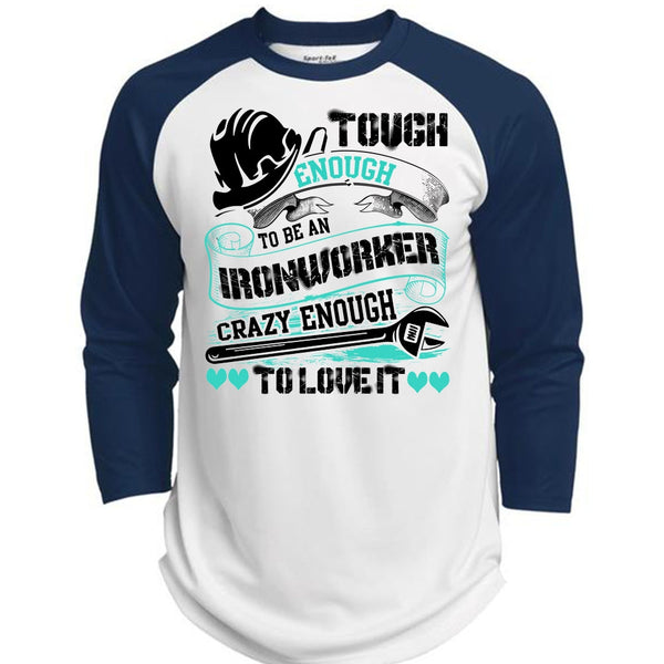 To Be An Ironworker T Shirt, I Love Ironworker T Shirt, Awesome T-Shirts  (Polyester Game Baseball Jersey)