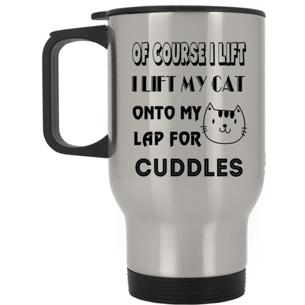 Cute Gift For Cat Lovers Travel Mug, My Cat Mug