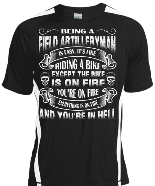 A black t-shirt with the shopify logo