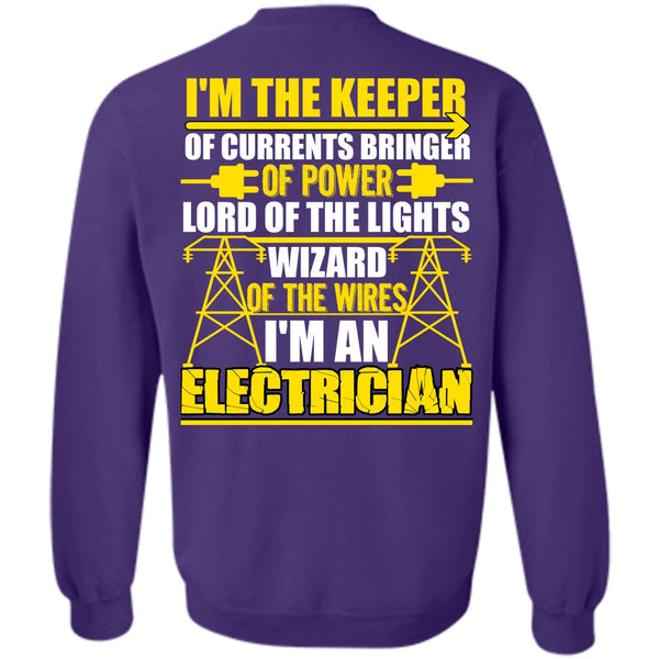 Lord Of The Lights T Shirt, I Love Electrician Sweatshirt