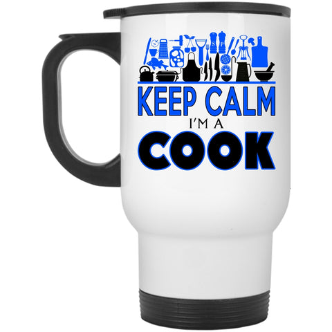Perfect Gift For Chef Travel Mug, Keep Calm I'm A Cook Mug
