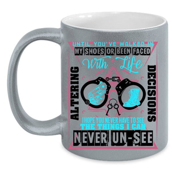 Cool Gift For Policeman Coffee Mug, Awesome Police Officer Accent Mug