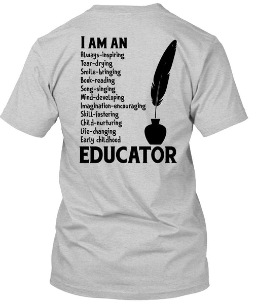 I Am An Early Childhood Educator T Shirt, My Job T Shirt