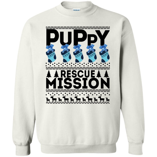 Dog Merry Christmas T Shirt, Puppy Rescue Mission Sweatshirt