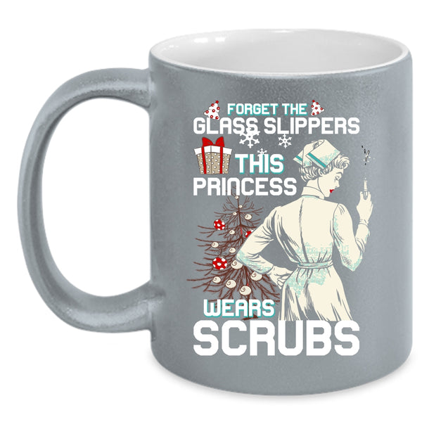 This Princess Wears Scrubs Coffee Mug, Cute Nurse Coffee Cup