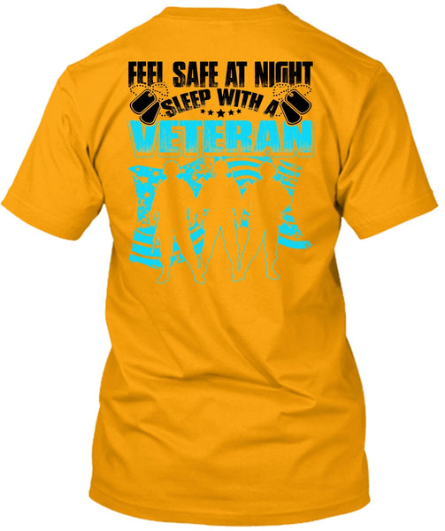 Sleep With A Veteran T Shirt, I Love Veteran T Shirt