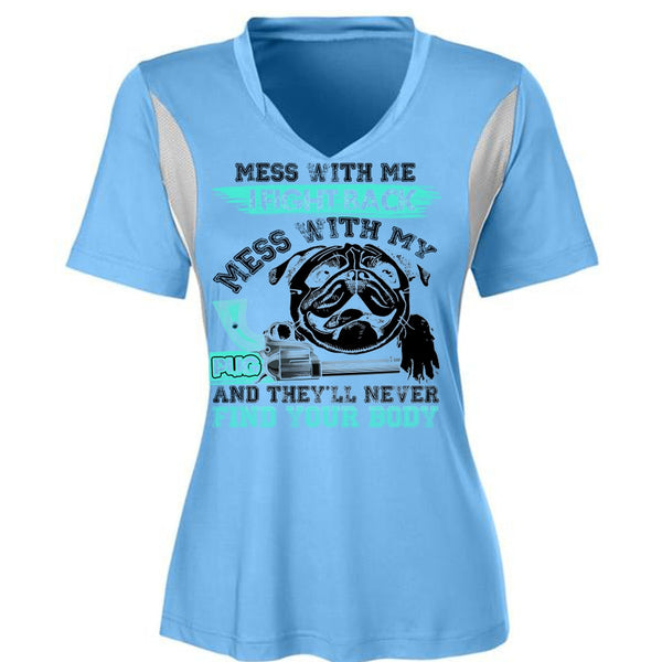 I Fight Back Mess With My Pug T Shirt, I Love Pug T Shirt, Awesome T-Shirts