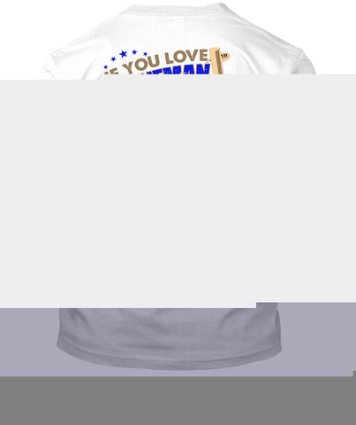 A black t-shirt with the shopify logo