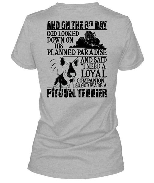 God Made A Pit Bull Terrier T Shirt, I Love Pit Bull T Shirt