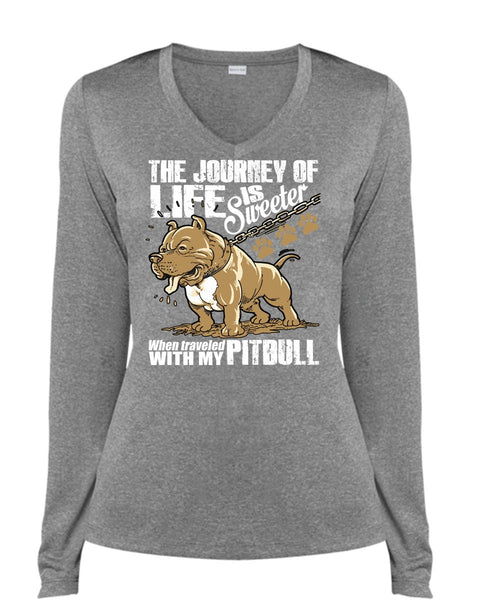Traveled With My Pit Bull T Shirt, I Love Pit Bull T Shirt