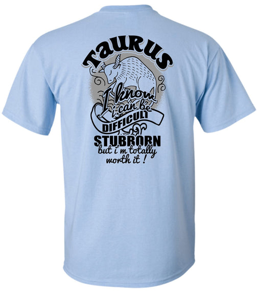 Taurus I Know T Shirt, I Love Taurus T Shirt