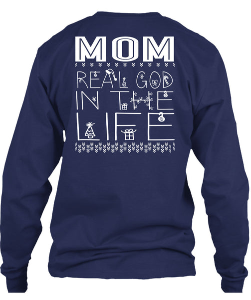 Mom Real God In The Life T Shirt, This Girl Loves Christmas T Shirt