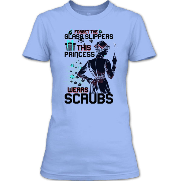Forget The Glass Slippers T Shirt, Coolest Nurse Merry Christmas T Shirt