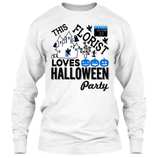 Halloween T Shirt, Cool Florist T Shirt