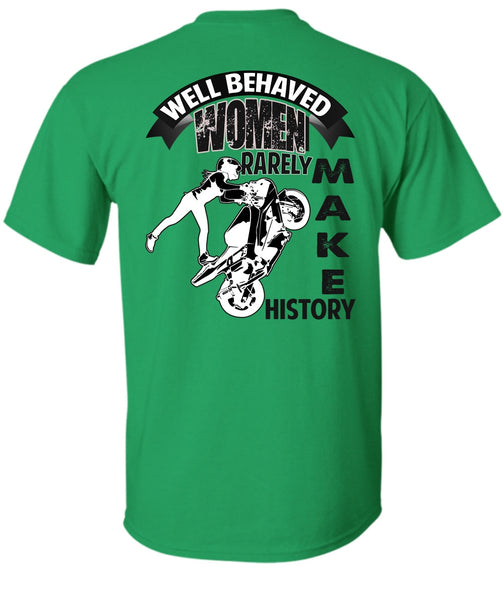 Well Behaved Women T Shirt, I Love Biker T Shirt