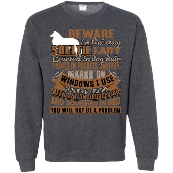 Coolest Sheltie Lady T Shirt, I Am A Dog Lover Sweatshirt