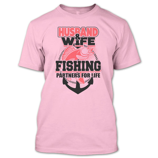 Husband & Wife T Shirt, Coolest Fishing T Shirt