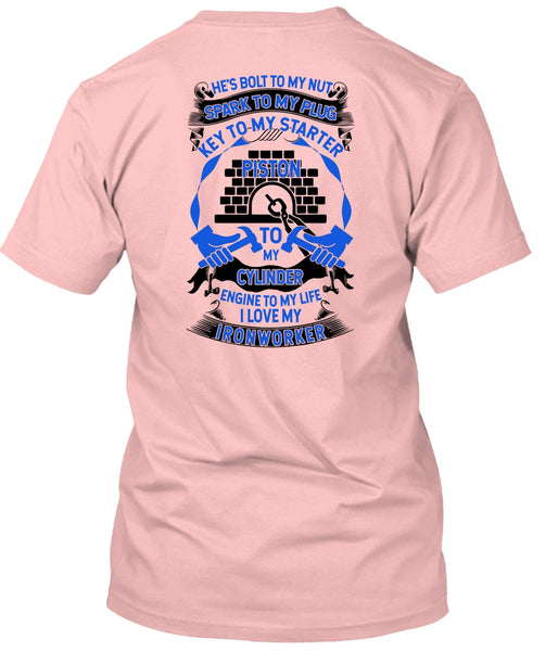 I Love My Ironworker T Shirt, I Love Ironworker T Shirt