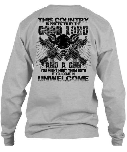 Good Lord And A Gun T Shirt, I Love Gunning T Shirt