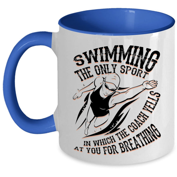 Awesome Gift For Swimmer Coffee Mug, Swimming Accent Mug