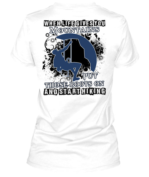 Start Hiking T Shirt, I Love Hiking T Shirt