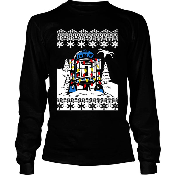 A black t-shirt with the shopify logo