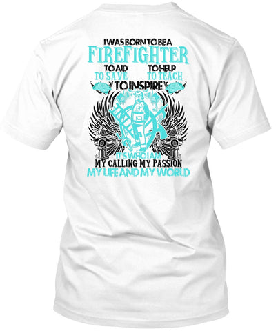 A black t-shirt with the shopify logo