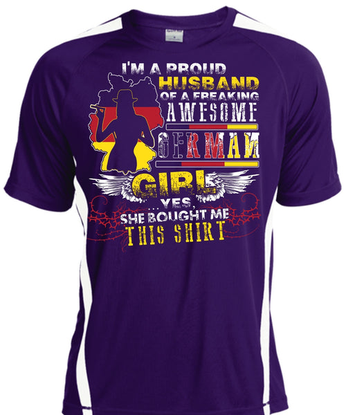 I'm A Proud Husband T Shirt, German Girl T Shirt, Cool Shirt