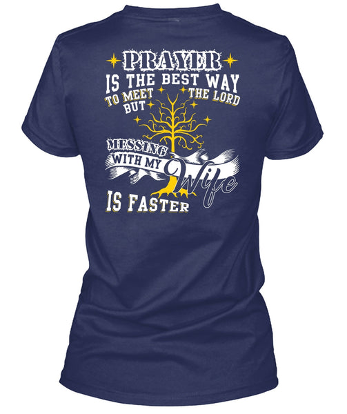 Messing With My Wife T Shirt, I Love Husband T Shirt