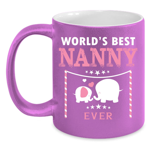 World's Best Nanny Ever Coffee Mug, I Love My Nanny Coffee Cup