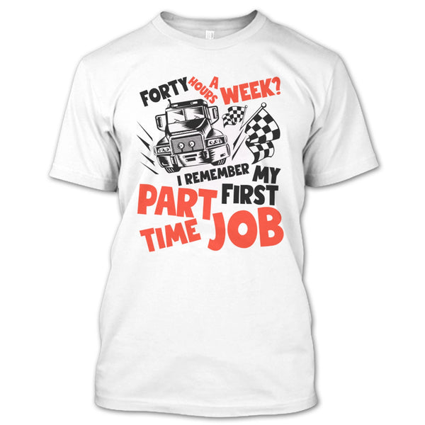 A black t-shirt with the shopify logo