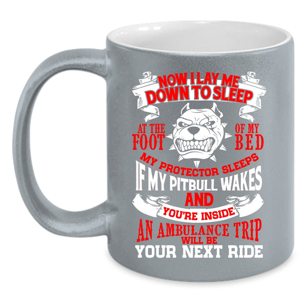 My Pit Bull Coffee Mug, Cool Gift For Pitbull Lovers Coffee Cup