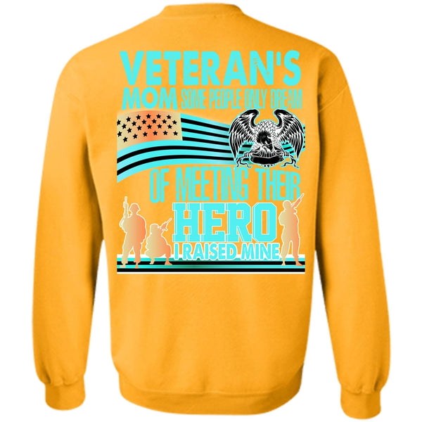 I Love Veteran T Shirt, Veteran's Mom Sweatshirt