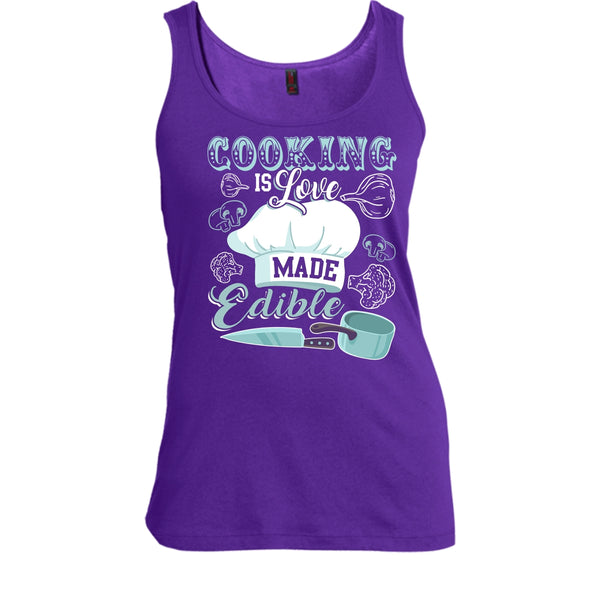 Cooking Is Love Make Edible T Shirt, Coolest Cooking T Shirt, Cool T Shirt