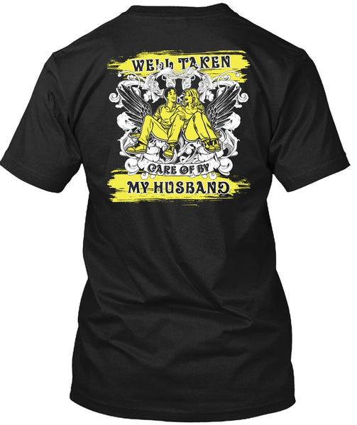 A black t-shirt with the shopify logo