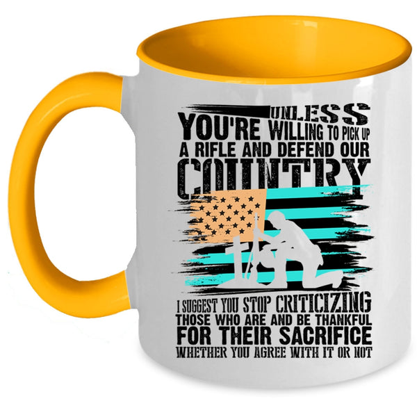 Cool Gift For Veterans Coffee Mug, Awesome Veterans Accent Mug