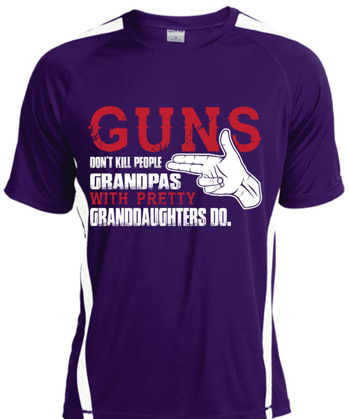 Guns Don't Kill People Grandpas With Pretty Granddaughters Do T Shirt, Life T Shirt
