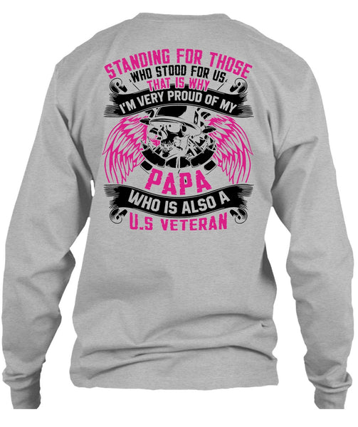 I'm Very Proud Of My Papa T Shirt, I Love Papa T Shirt