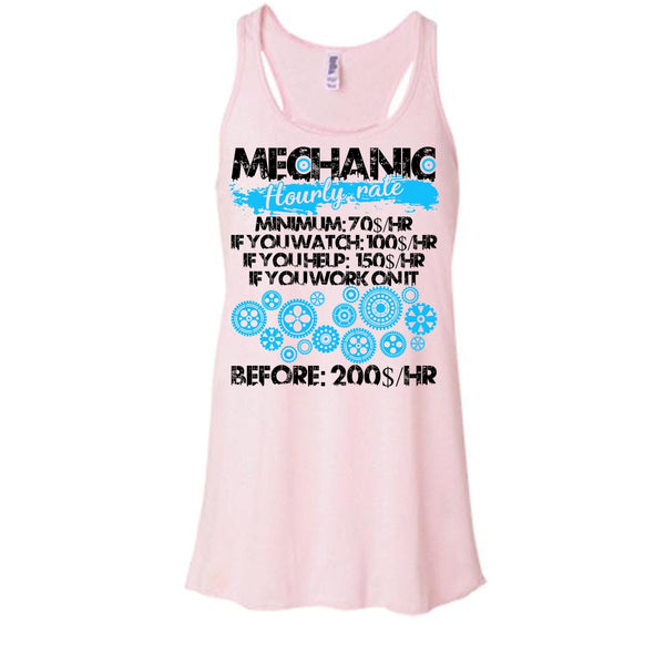 Mechanic Hourly Rate T Shirt, Coolest Mechanic T Shirt, Awesome t-shirts
