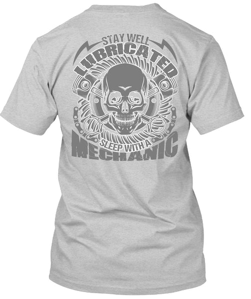 Sleep With A Mechanic T Shirt, I Love Mechanic T Shirt