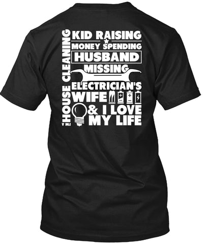 A black t-shirt with the shopify logo