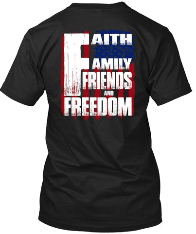 A black t-shirt with the shopify logo