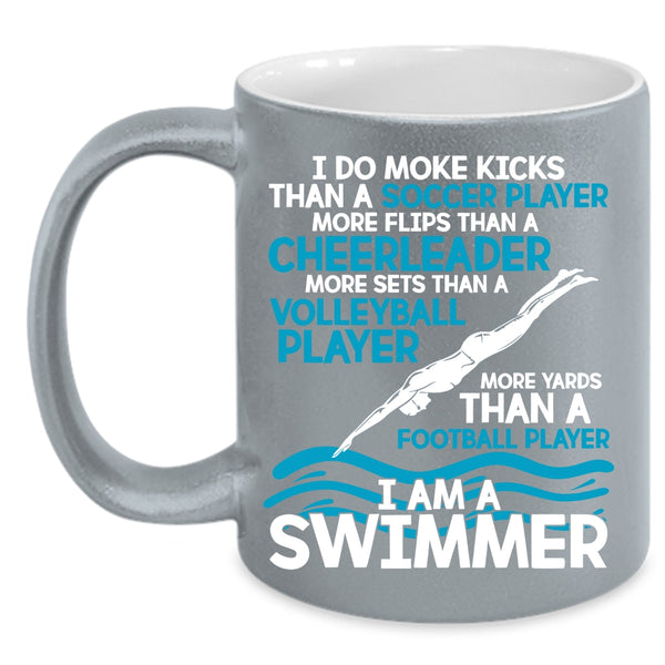I Am A Swimmer Coffee Mug, Funny Swimming Coffee Cup
