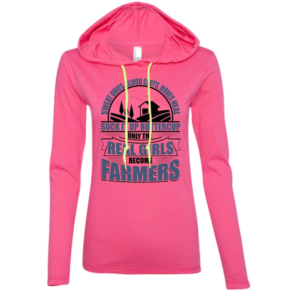 Real Girls Become Farmers T Shirt, I Love Farming T Shirt, Awesome T-Shirts