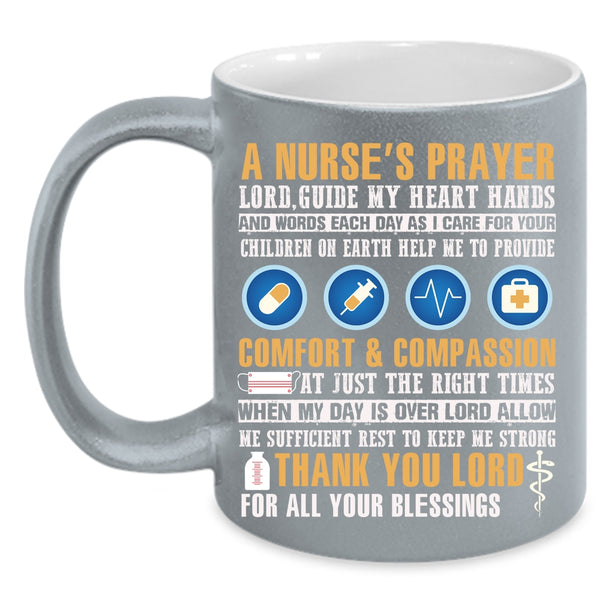 A Nurse's Prayer Coffee Mug, Cool Nurse's Prayer Coffee Cup