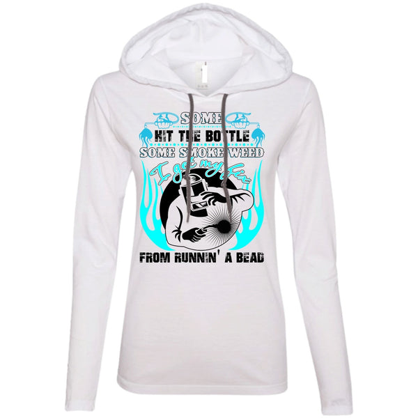 A black t-shirt with the shopify logo