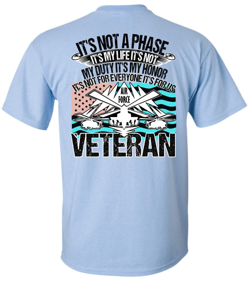 Air Force Veteran T Shirt, I Love Veteran T Shirt