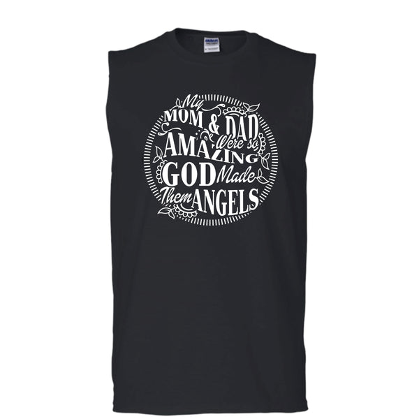 A black t-shirt with the shopify logo