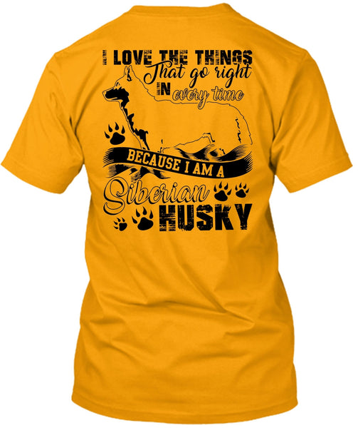 I Am A Siberian Husky T Shirt, I Love Dog T Shirt