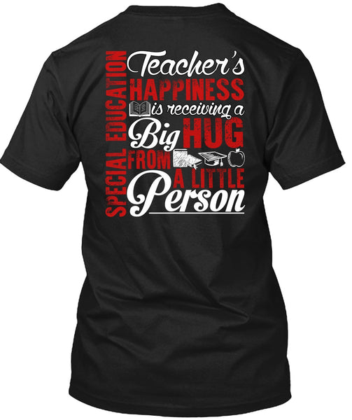 A black t-shirt with the shopify logo